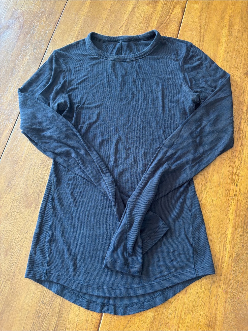 lululemon athletica Long Sleeve Top in Black